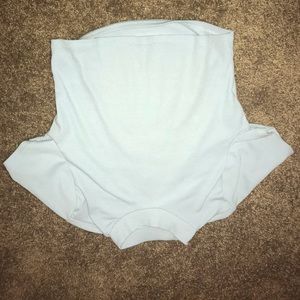 Pastel Blue Crop Top